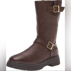 NWT Dr. Scholl's Vip Women's Boots Chestnut Brown riding boot 7 $140